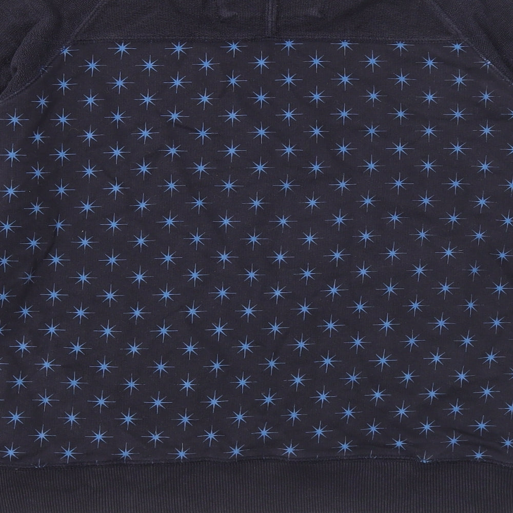 FC Jeans Mens Blue Geometric Cotton Pullover Sweatshirt Size XS - Stars
