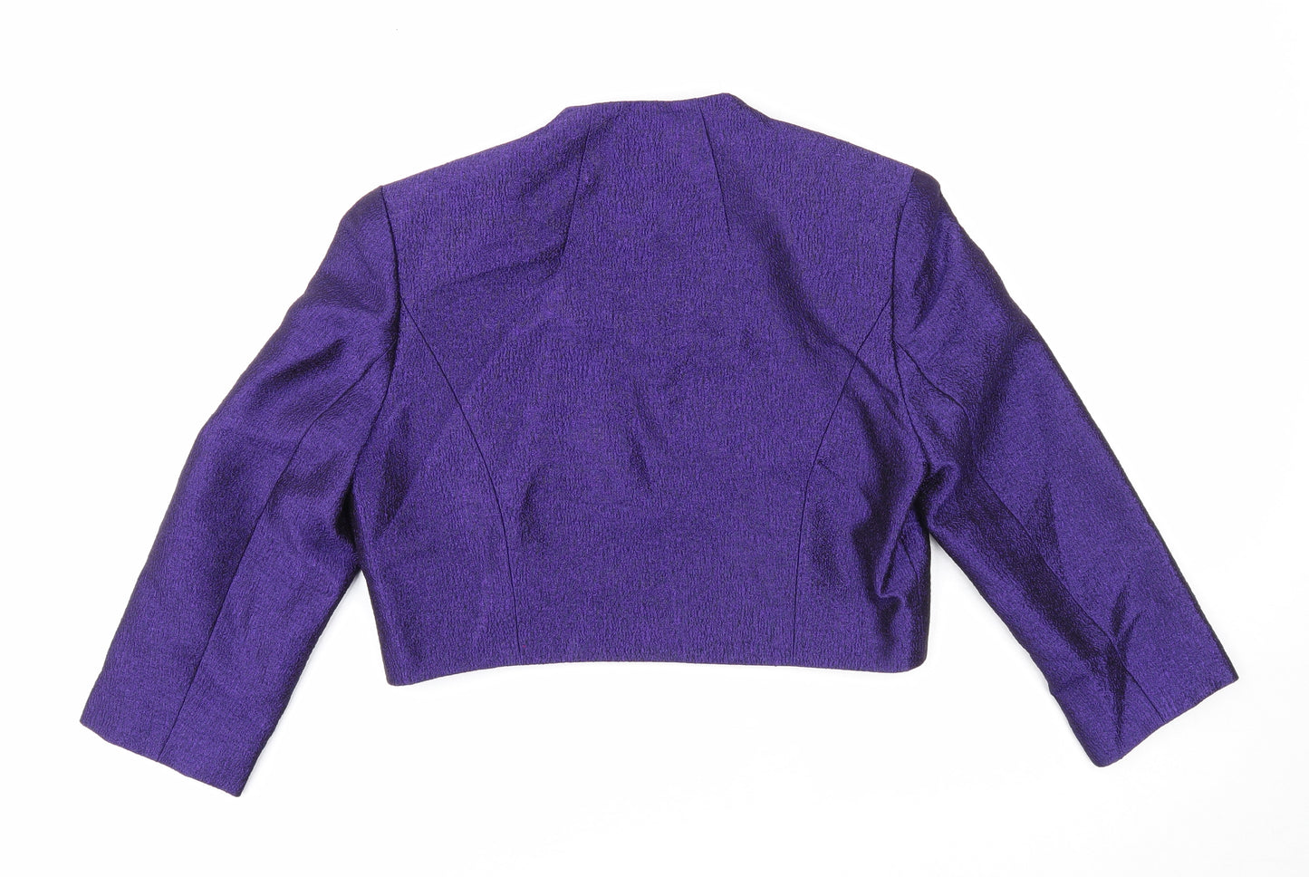 Precis Womens Purple Jacket Blazer Size 10