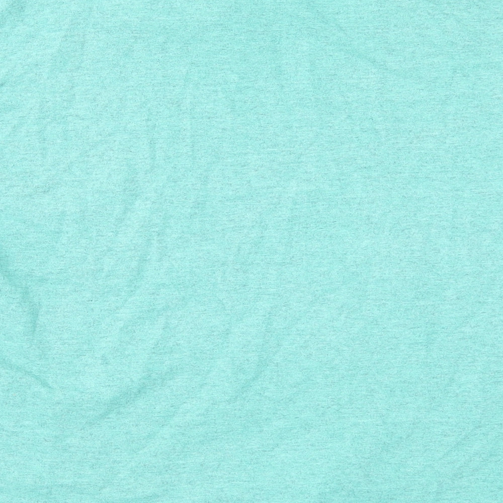 Urban Outfitters Womens Green Cotton Cropped T-Shirt Size S Round Neck - Cincinnati Hawks