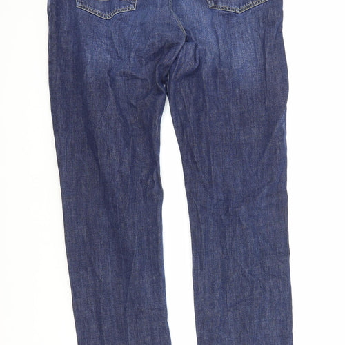 Boden Mens Blue Cotton Straight Jeans Size 40 in L36 in Regular Button