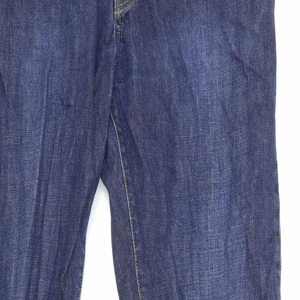 Boden Mens Blue Cotton Straight Jeans Size 40 in L36 in Regular Button