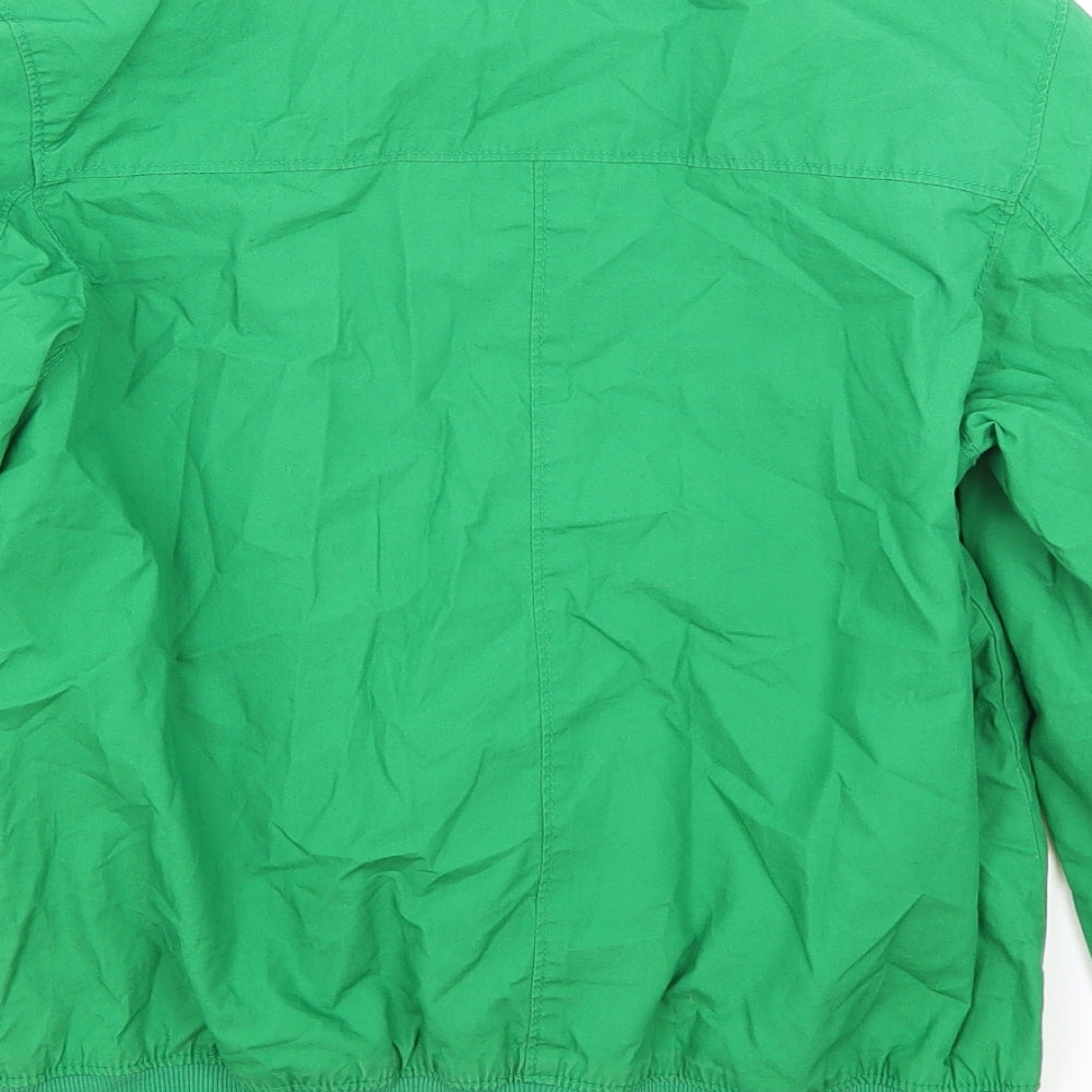 H&M Boys Green Jacket Size 11-12 Years Zip