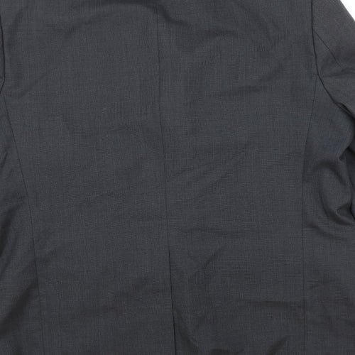 Ciro Citterio Mens Grey Polyester Jacket Suit Jacket Size 44 Regular