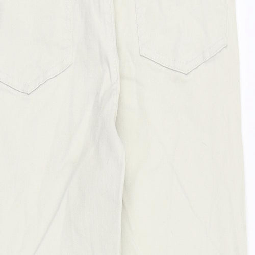 Cotton Traders Mens Beige Cotton Straight Jeans Size 34 in Regular Zip