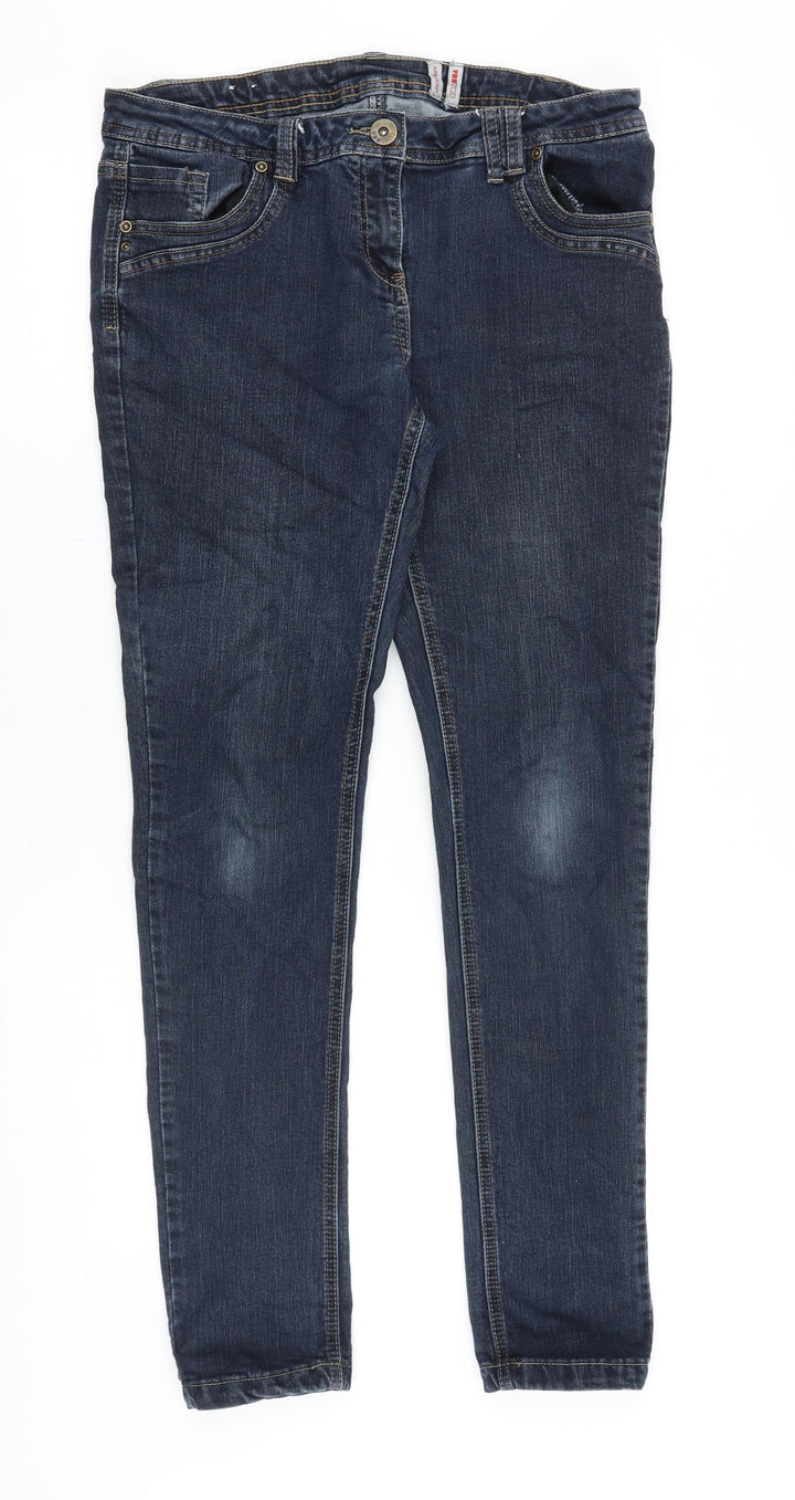 YES YES Womens Blue Cotton Skinny Jeans Size 32 in Slim Zip