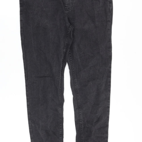 WEDNESDAY'S GIRL Womens Black Cotton Skinny Jeans Size 26 in Regular Zip