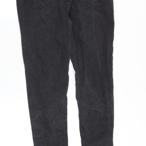 WEDNESDAY'S GIRL Womens Black Cotton Skinny Jeans Size 26 in Regular Zip