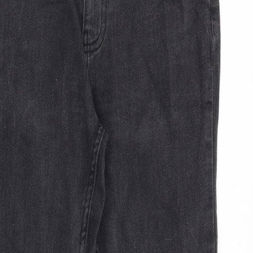 WEDNESDAY'S GIRL Womens Black Cotton Skinny Jeans Size 26 in Regular Zip