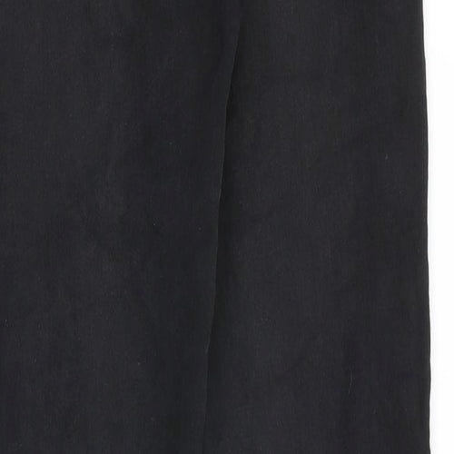 Dorothy Perkins Womens Black Cotton Skinny Jeans Size 8 Slim Zip