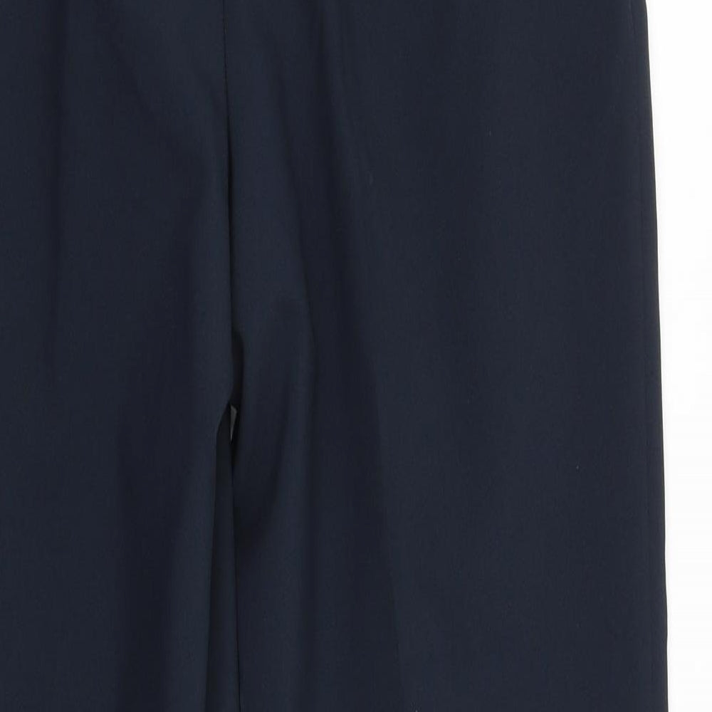 UrbanSpirit Mens Blue Polyester Trousers Size 32 in Regular Zip