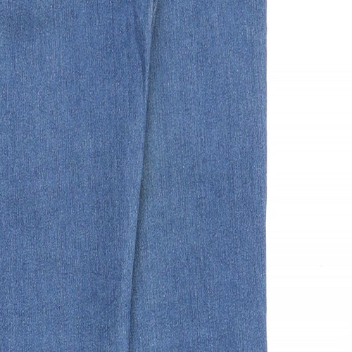 H&M Womens Blue Cotton Skinny Jeans Size 26 in Slim Zip