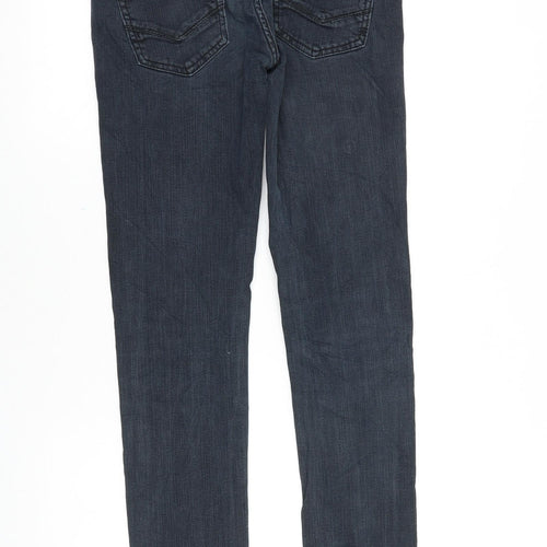 Stradivarius Womens Black Cotton Skinny Jeans Size 30 in Slim Zip