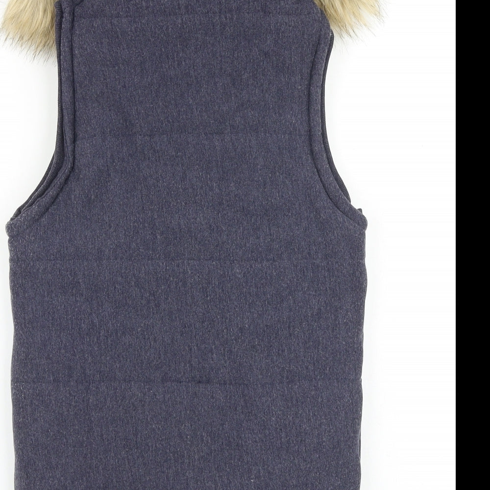 Epona Womens Blue Gilet Jacket Size 10 Zip