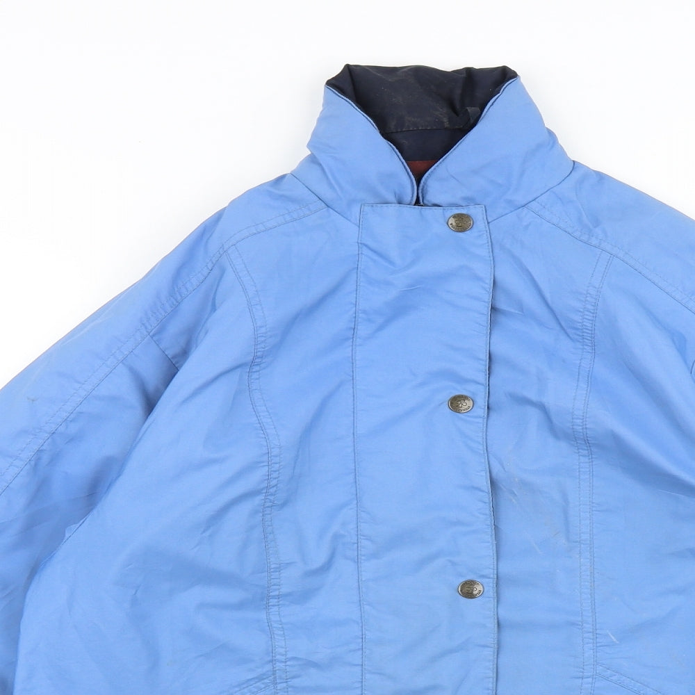 Proquip Womens Blue Jacket Coat Size 10 Zip