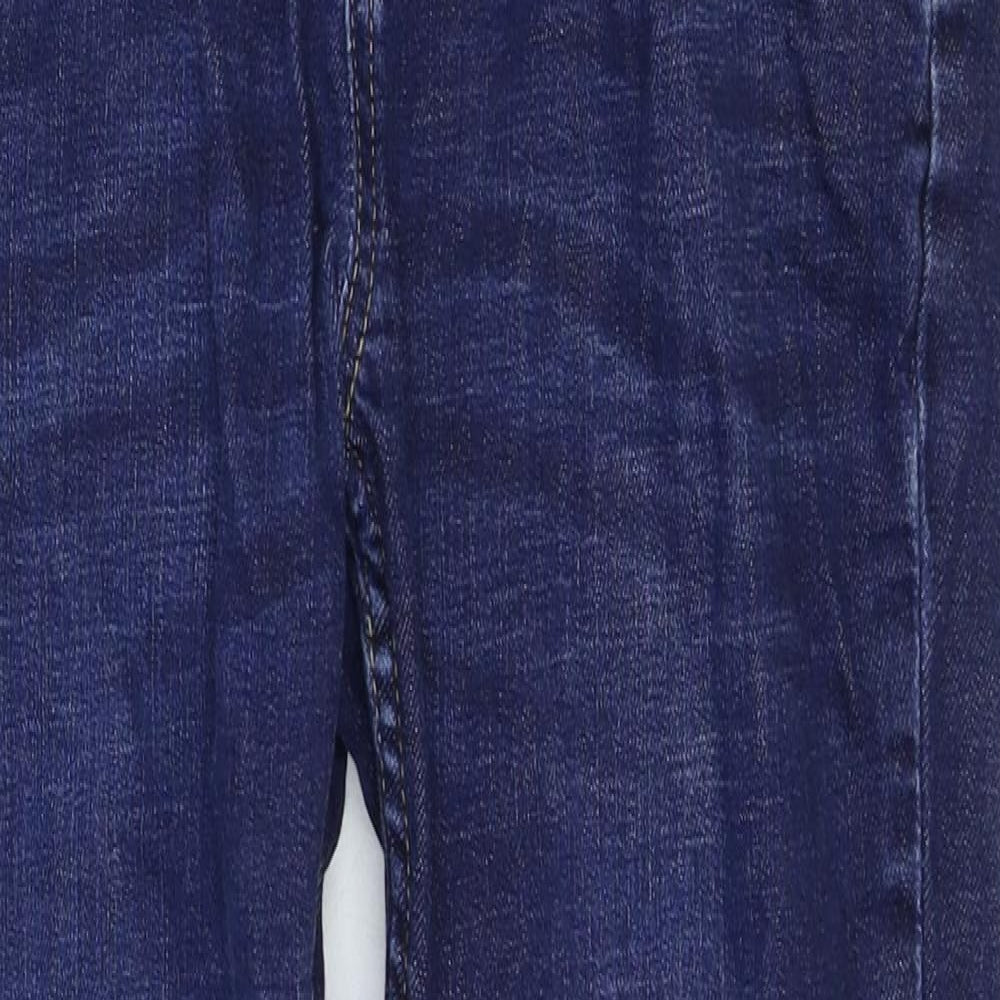 NEXT Boys Blue Cotton Straight Jeans Size 13 Years Regular Zip
