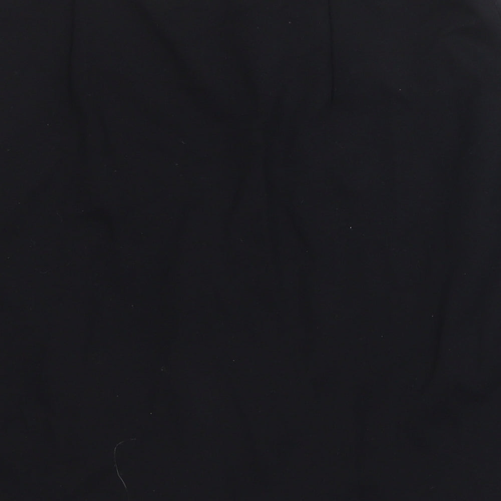 Marks and Spencer Womens Black Viscose Straight & Pencil Skirt Size 8