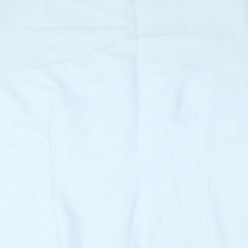 Berkertex Womens Blue Polyester Basic Button-Up Size 18 Collared
