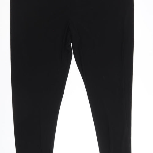 Mr Max Womens Black Polyester Jogger Leggings Size 2XS