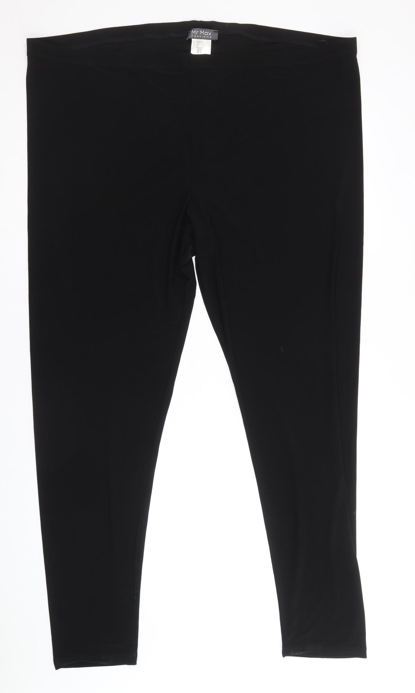 Mr Max Womens Black Polyester Jogger Leggings Size 2XS