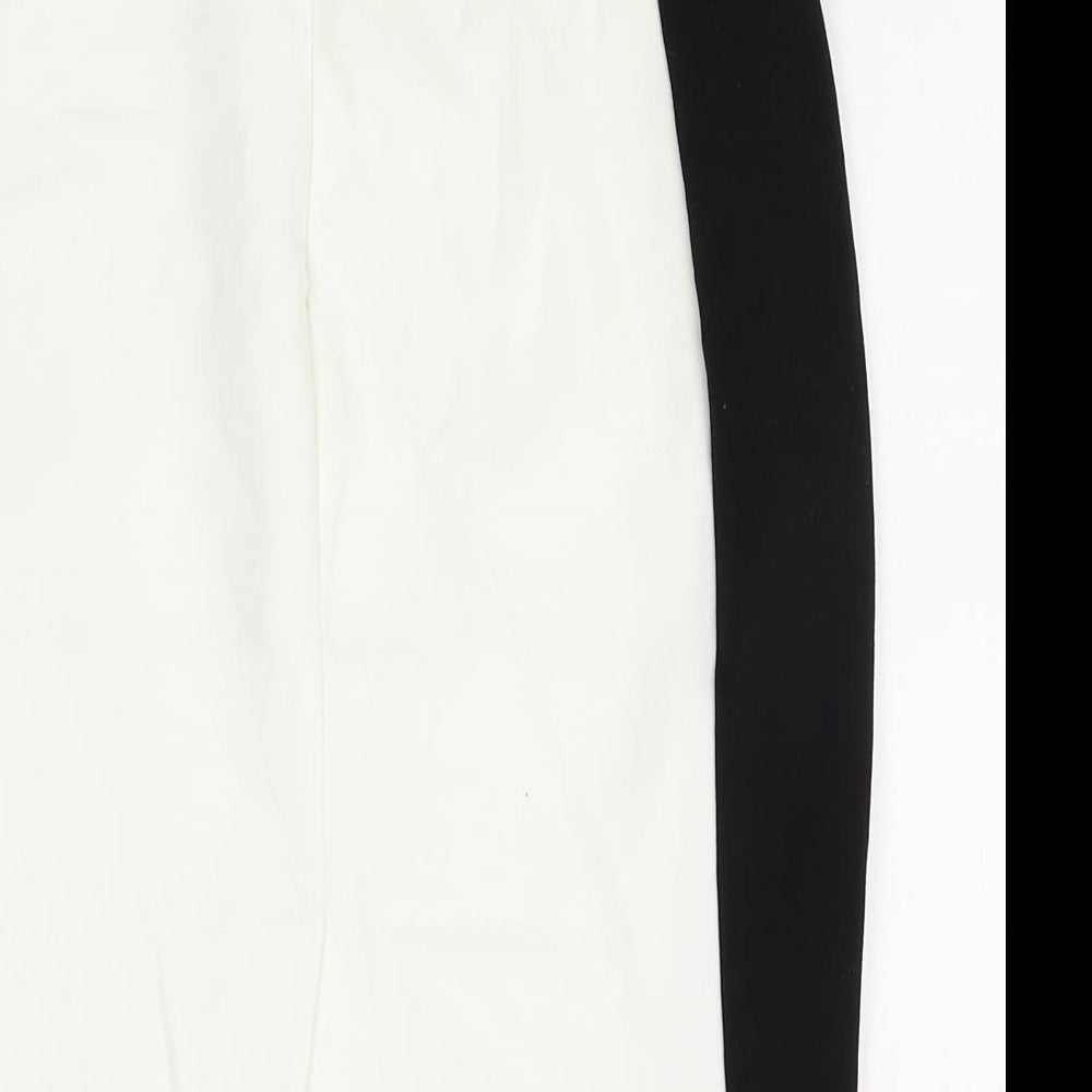 Zara Womens Multicoloured Viscose Straight & Pencil Skirt Size M Zip