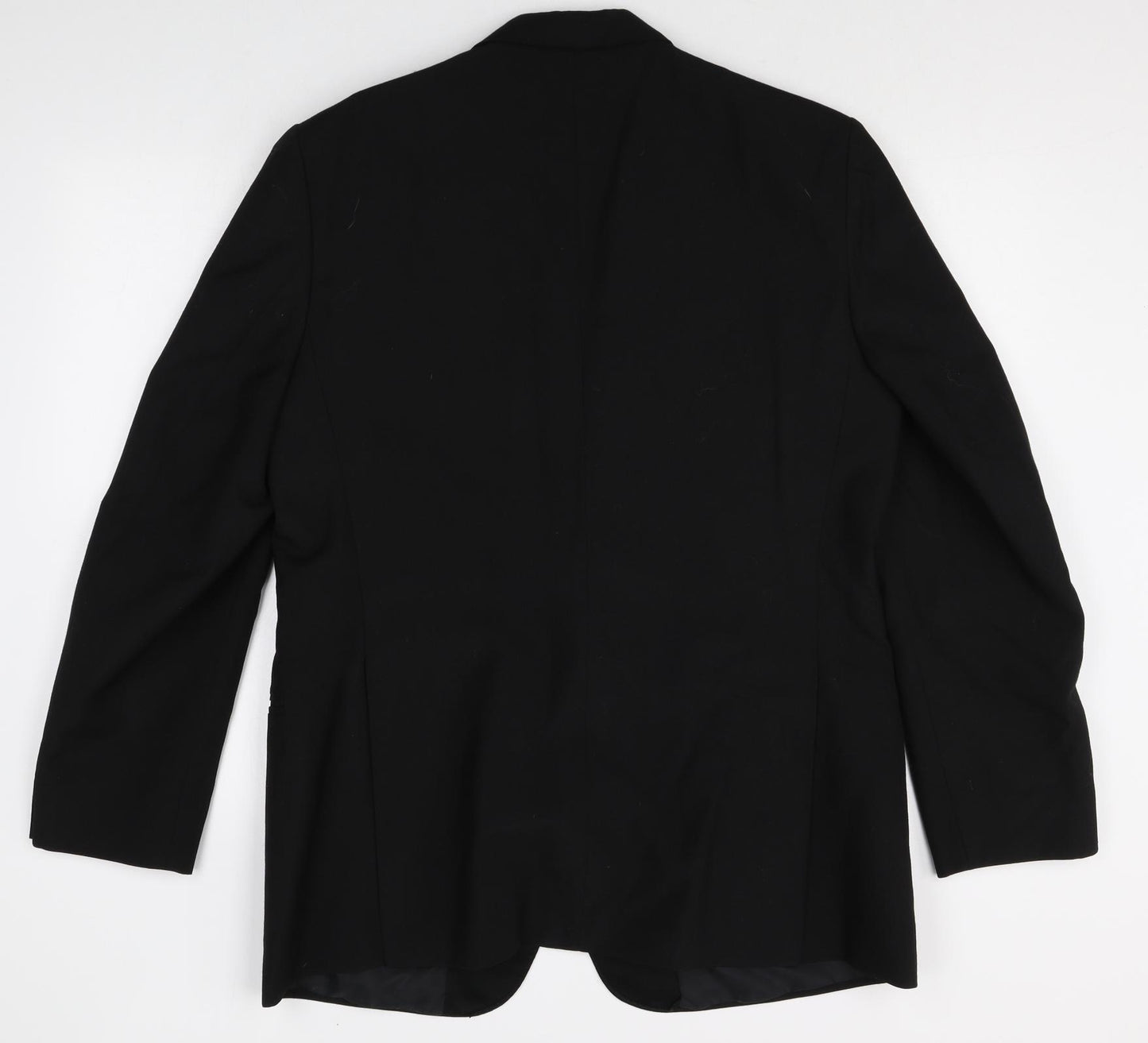 Trevira Mens Black Polyester Tuxedo Suit Jacket Size 42 Regular