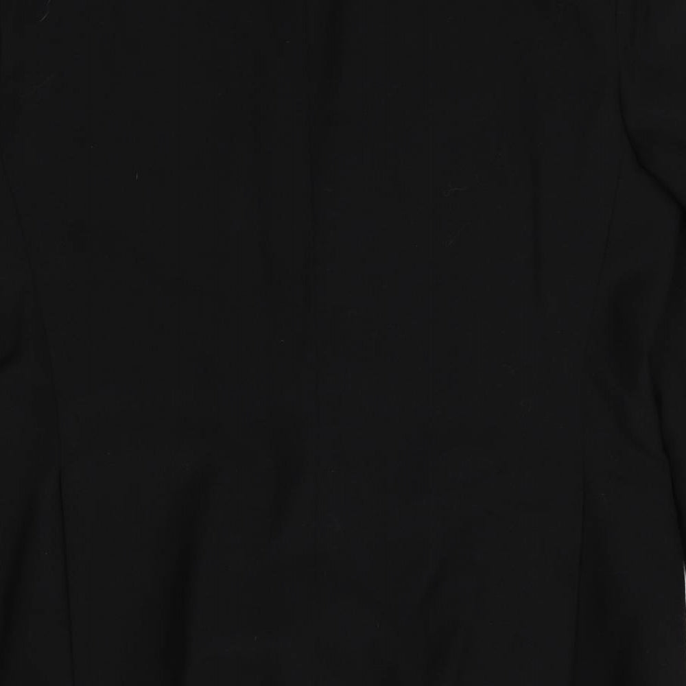 Trevira Mens Black Polyester Tuxedo Suit Jacket Size 42 Regular