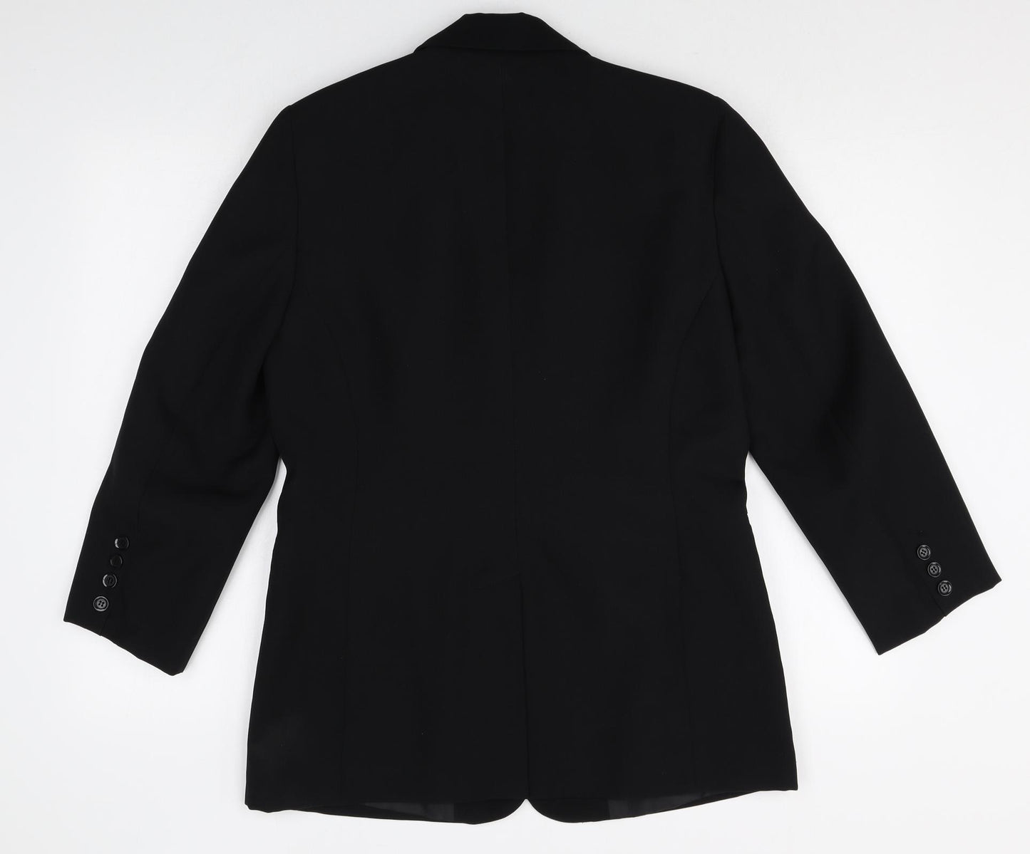 Atmosphere Womens Black Polyester Jacket Blazer Size 12