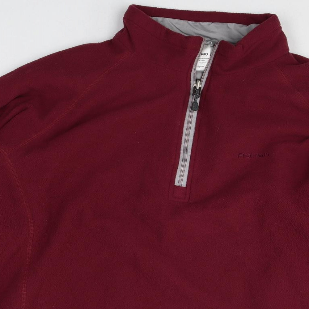 Rohan Womens Purple Polyester Pullover Sweatshirt Size L Zip
