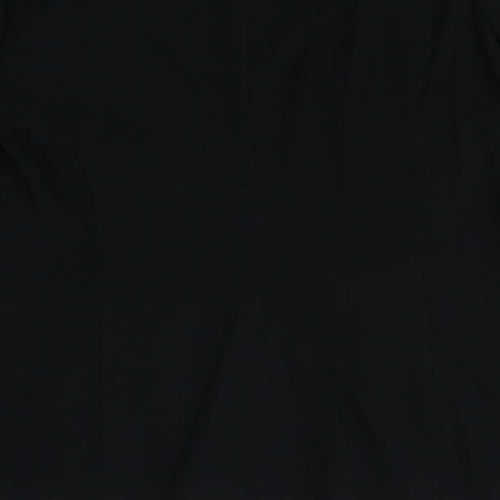 Marks and Spencer Womens Black Polyester Jacket Blazer Size 12