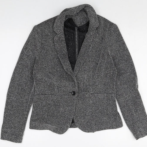 New Look Womens Green Polyester Jacket Blazer Size 10