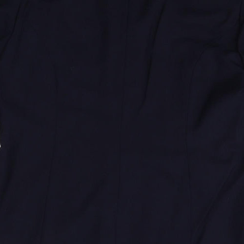 Modern essentials Womens Blue Wool Jacket Blazer Size 14