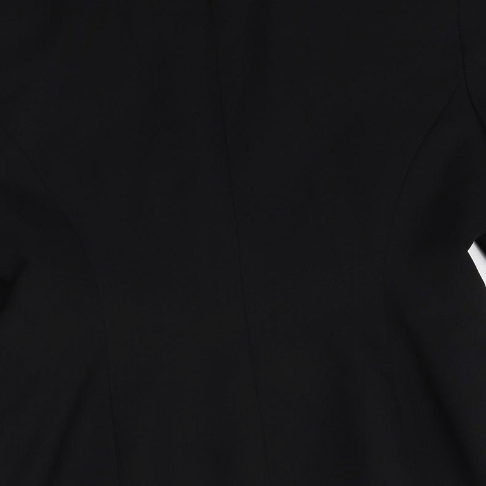 Select Womens Black Polyester Jacket Blazer Size 10