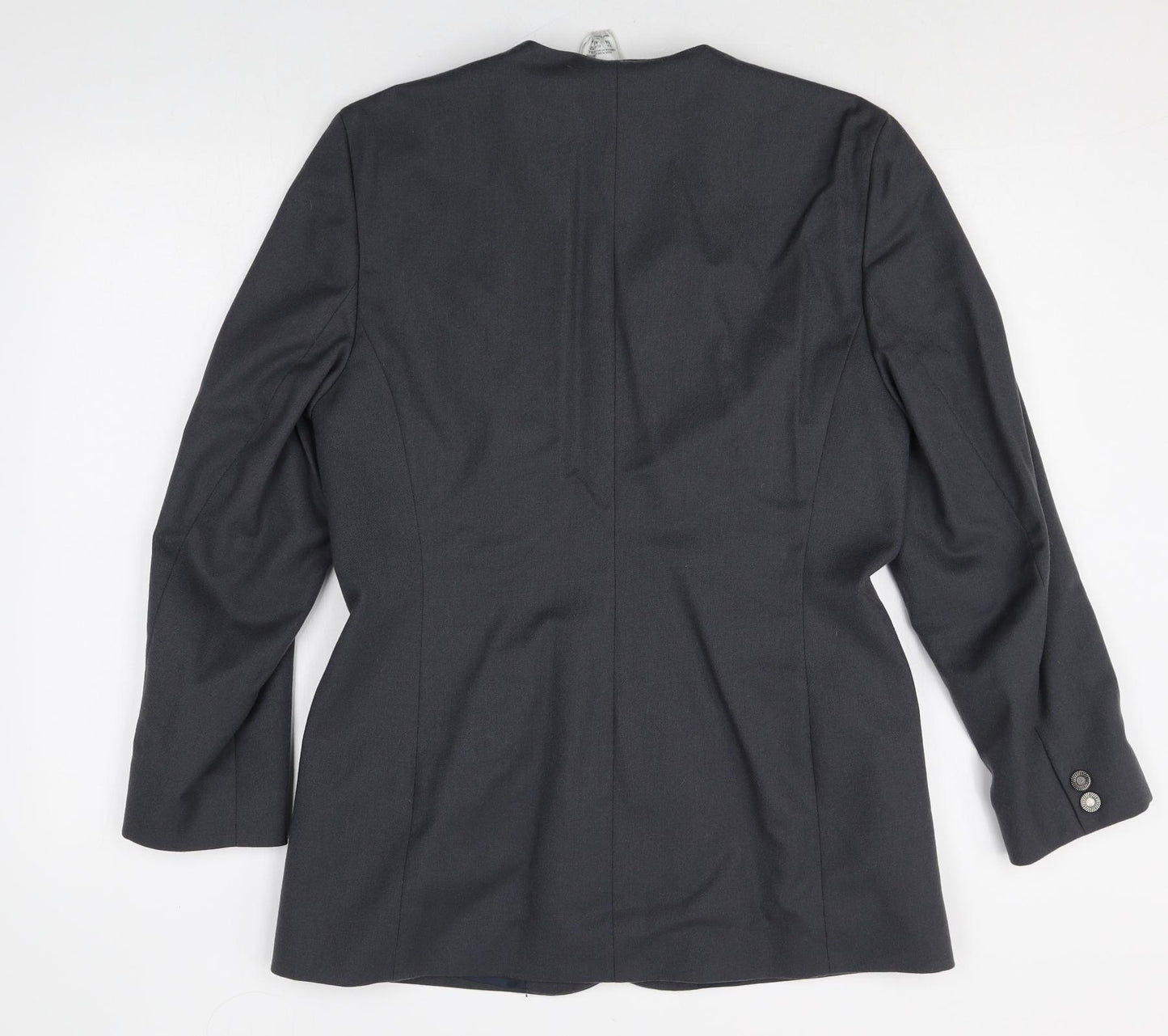 Alexon Womens Grey Wool Jacket Blazer Size 14