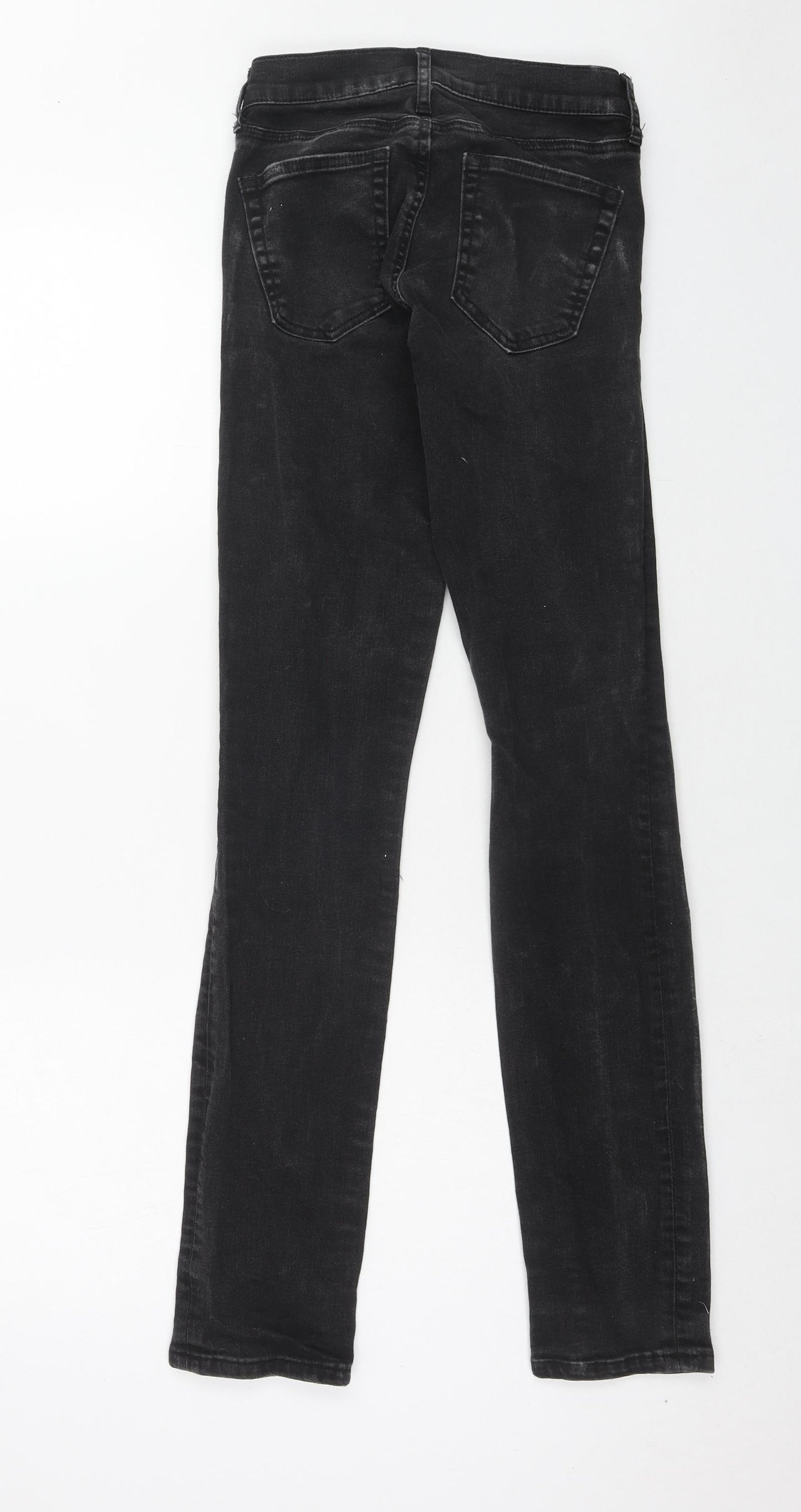 Gap Womens Blue Cotton Straight Jeans Size 25 in Regular Zip