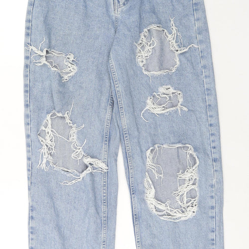 BDG Womens Blue Cotton Straight Jeans Size 28 in Regular Zip