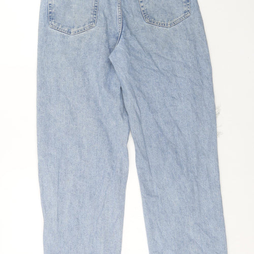 BDG Womens Blue Cotton Straight Jeans Size 28 in Regular Zip