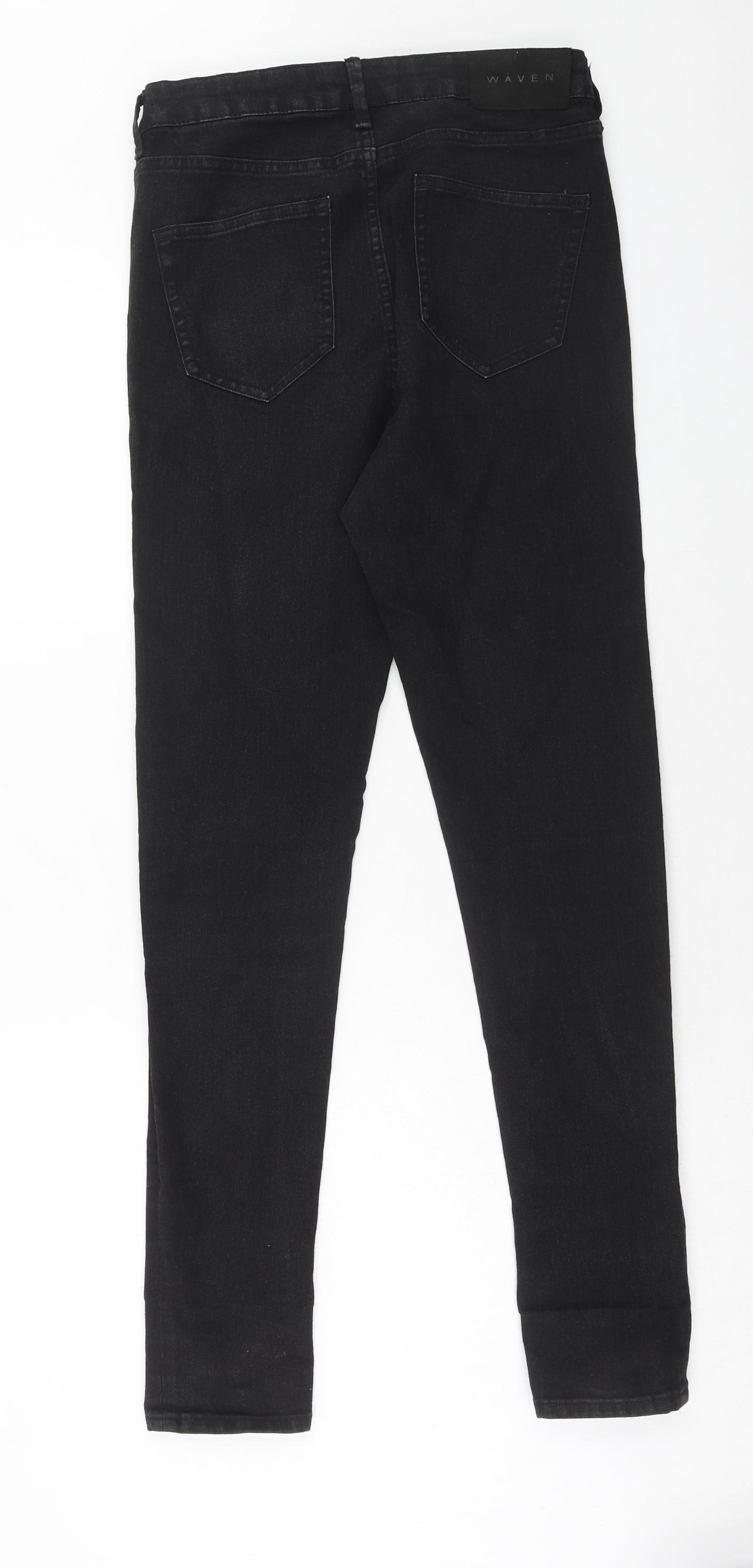 Waven Womens Blue Cotton Skinny Jeans Size 10 Regular Zip