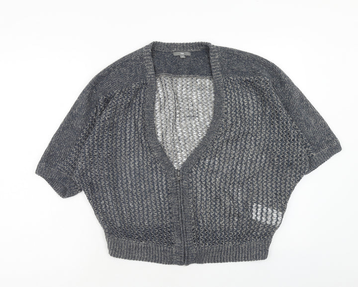 Gap Womens Blue V-Neck Acrylic Cardigan Jumper Size S