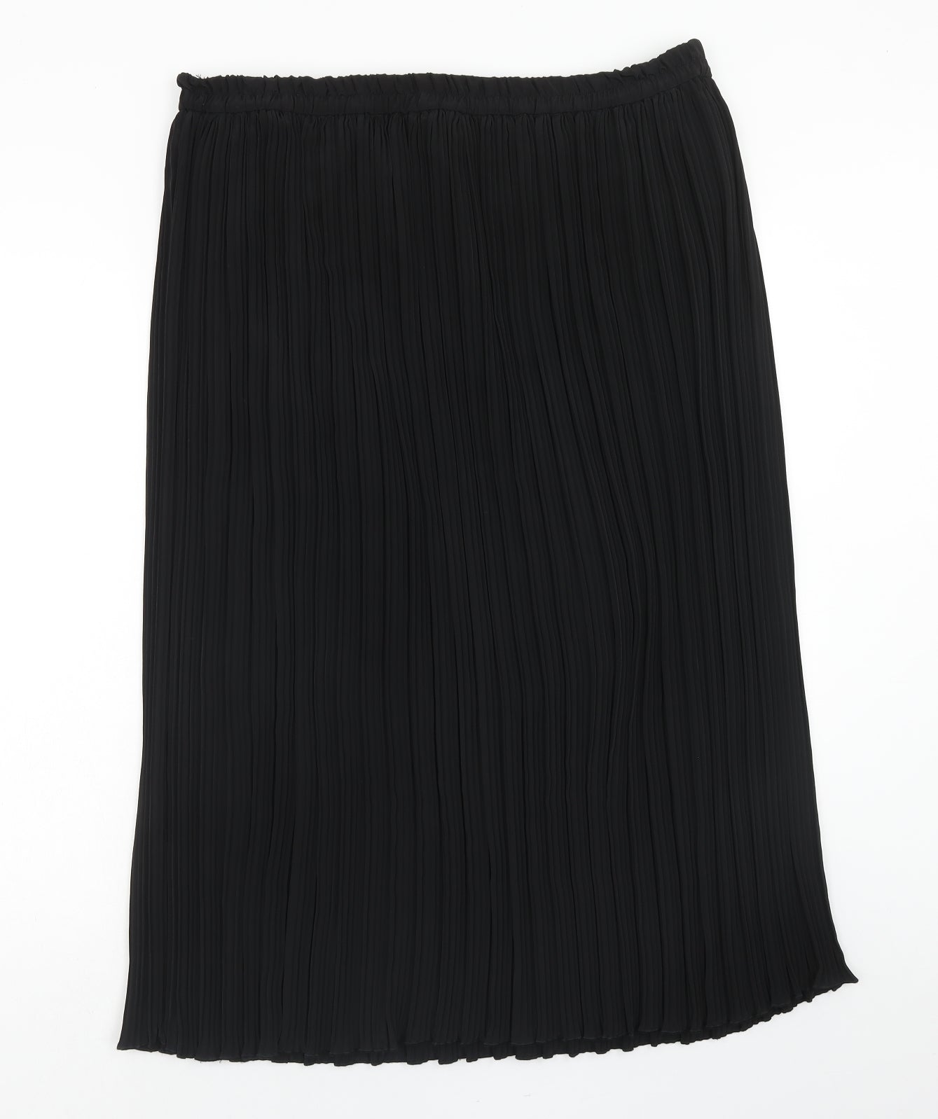 Preworn Womens Blue Polyamide Pleated Skirt Size 26
