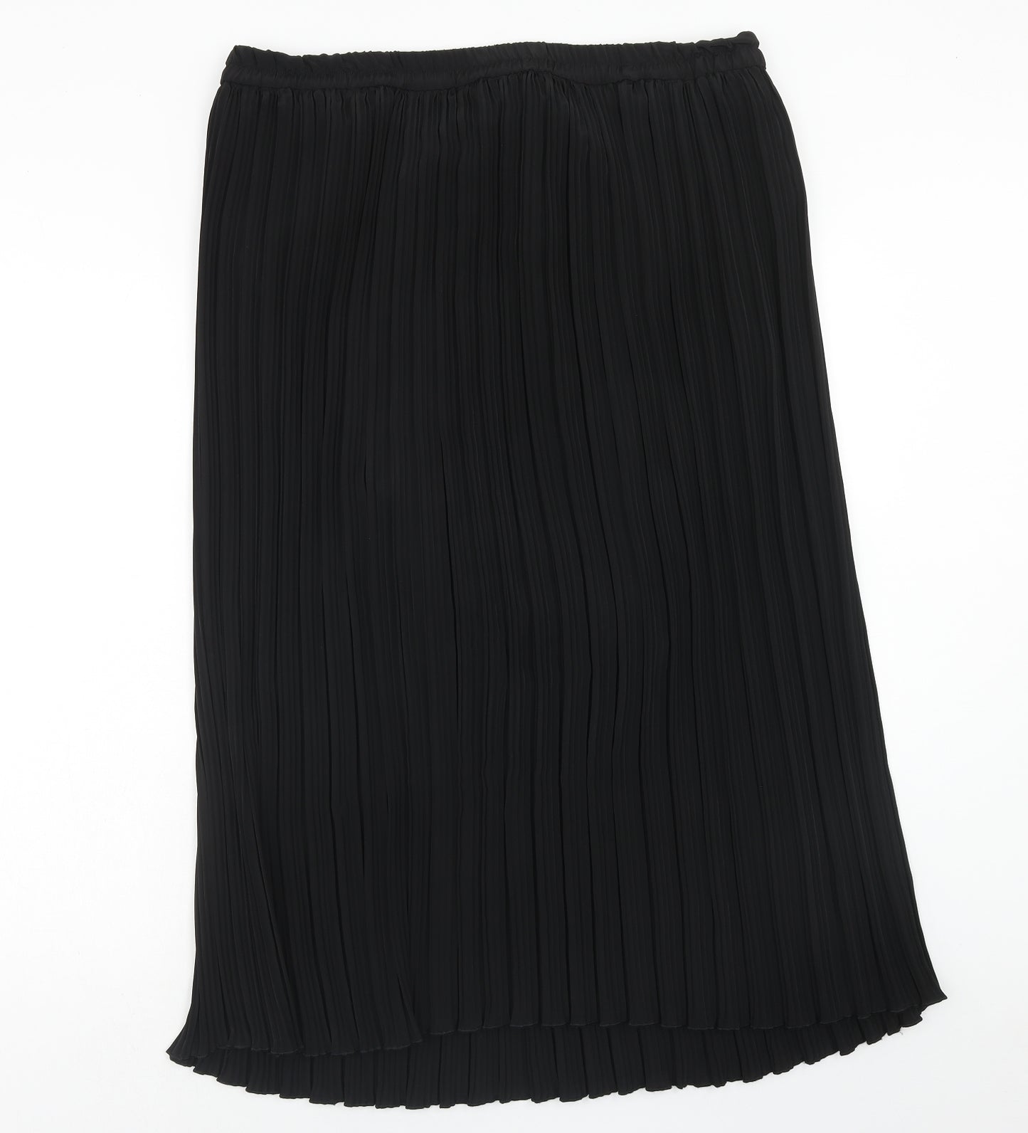 Preworn Womens Blue Polyamide Pleated Skirt Size 26
