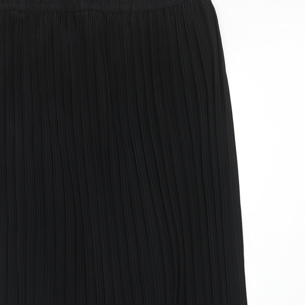 Preworn Womens Blue Polyamide Pleated Skirt Size 26