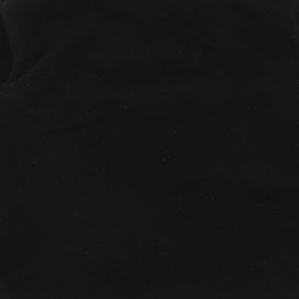 Lee Mens Black Wool Button-Up Size M Collared Button