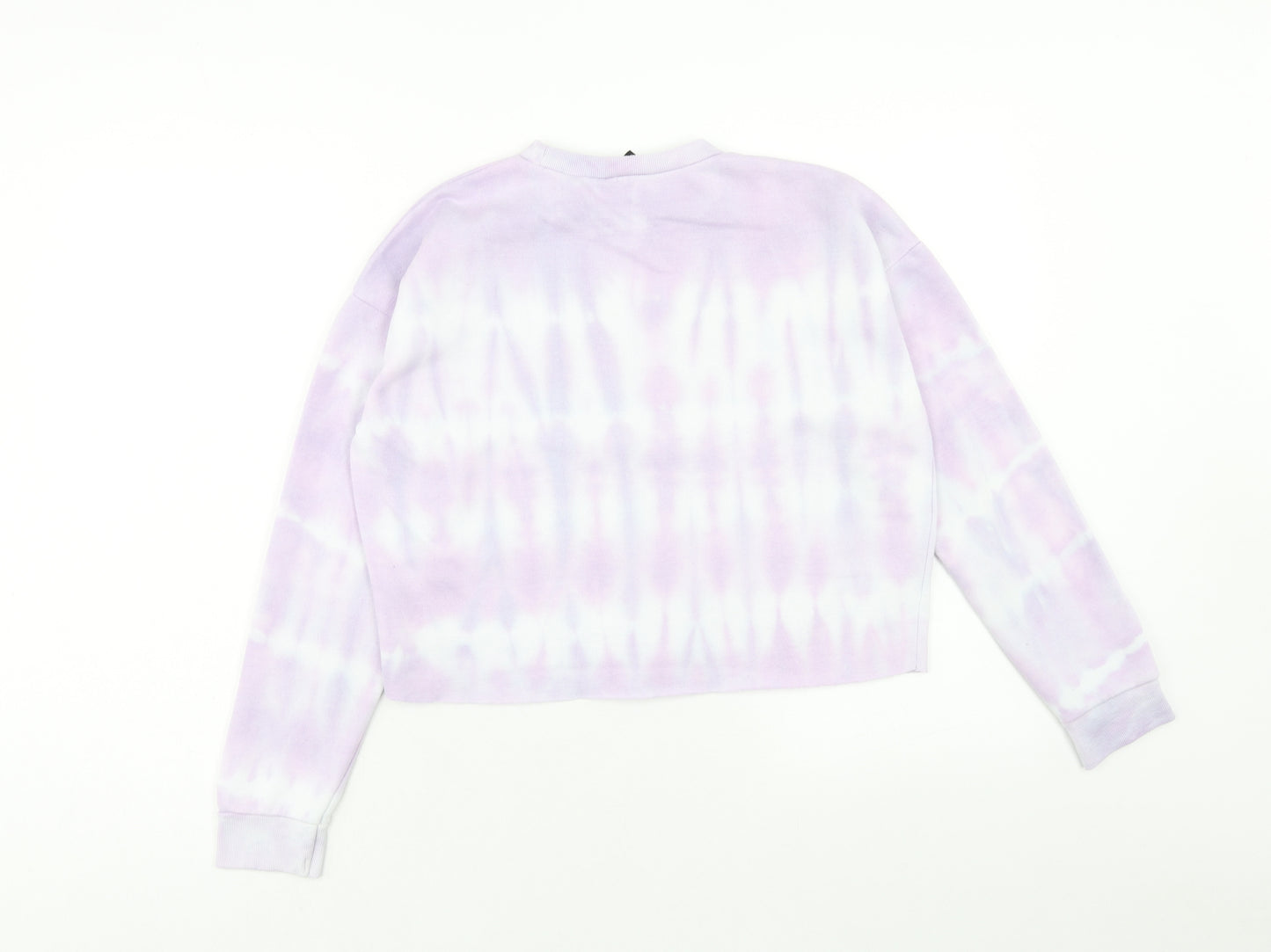 New Look Girls Purple Cotton Pullover Sweatshirt Size 12-13 Years Pullover - Better Days are Coming