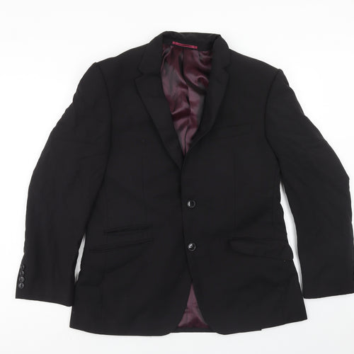 Autograph Mens Blue Wool Jacket Suit Jacket Size 40 Regular