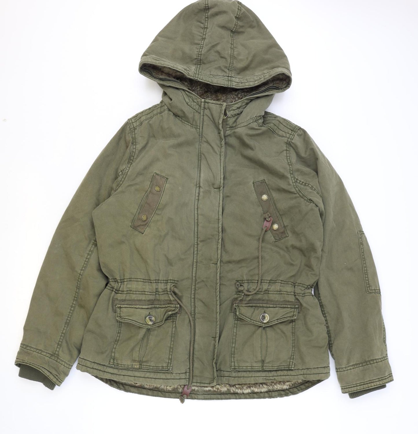 Falmer Heritage Womens Green Gilet Jacket Size 18 Zip