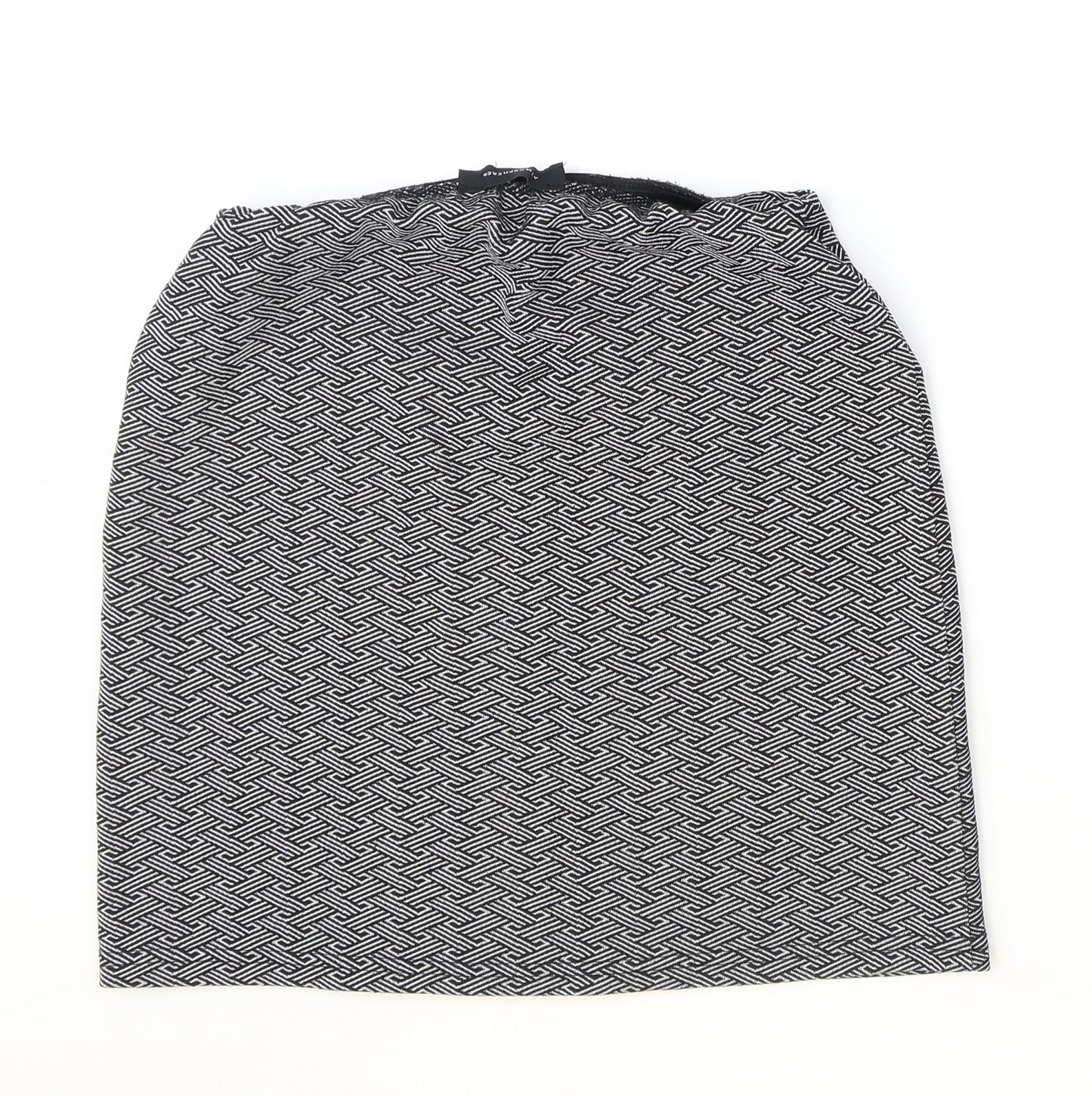 Atmosphere Womens Black Geometric Polyester Straight & Pencil Skirt Size 8