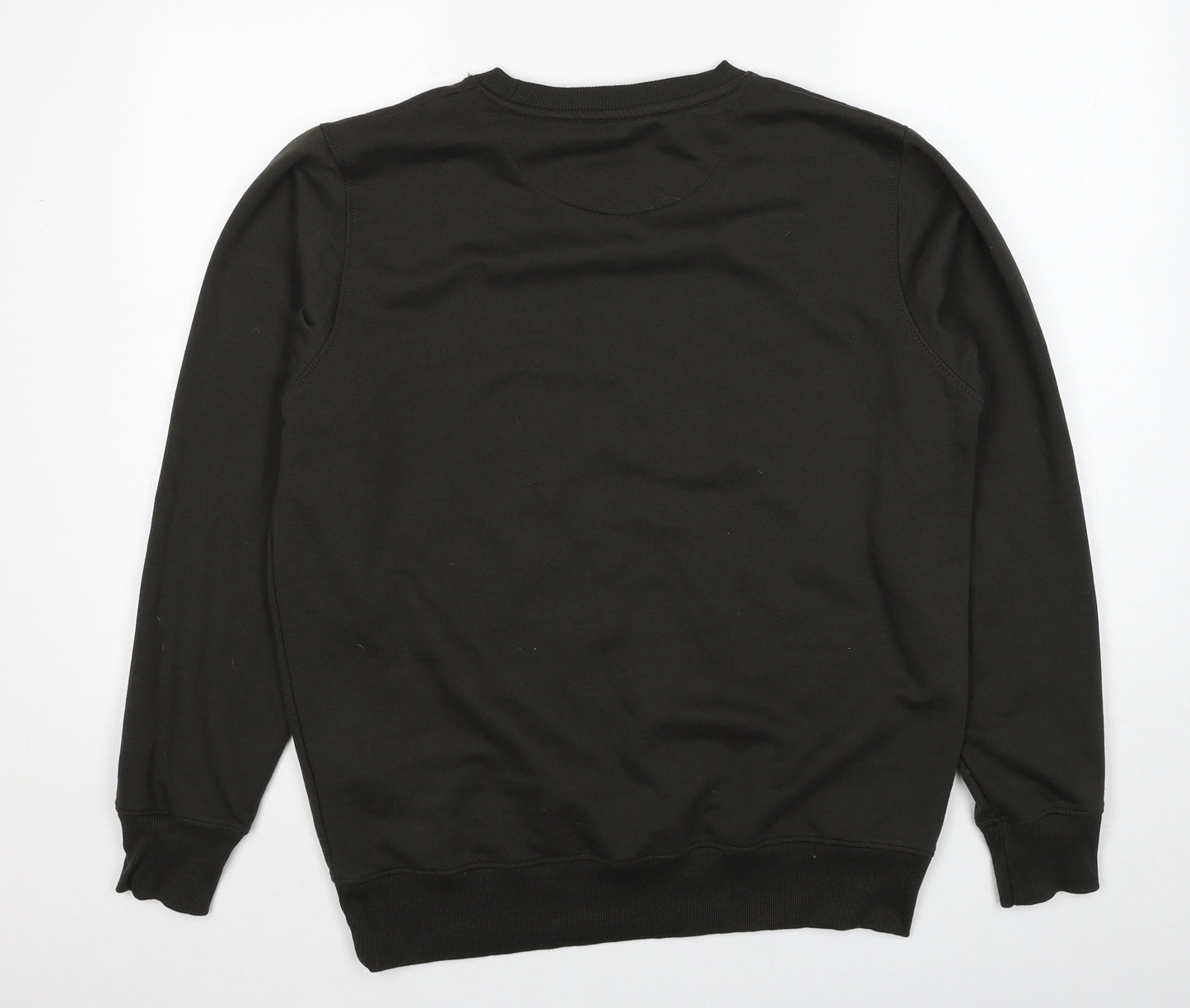 Brave Soul Mens Green Cotton Pullover Sweatshirt Size XL