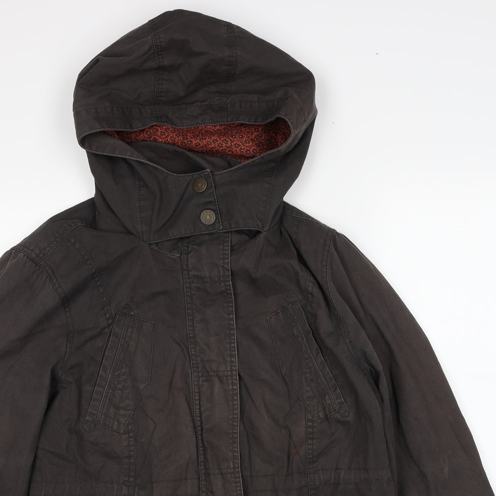 MANTARAY PRODUCTS Womens Brown Jacket Size 14 Zip