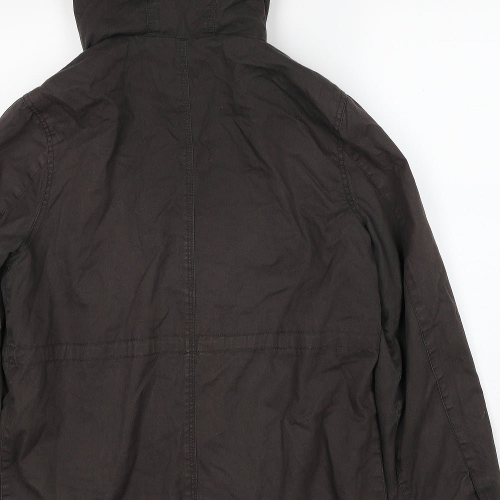 MANTARAY PRODUCTS Womens Brown Jacket Size 14 Zip