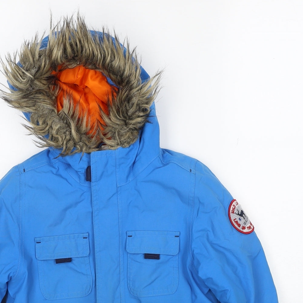 Quechua Boys Blue Jacket Size 5-6 Years Zip